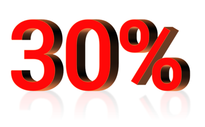 30%